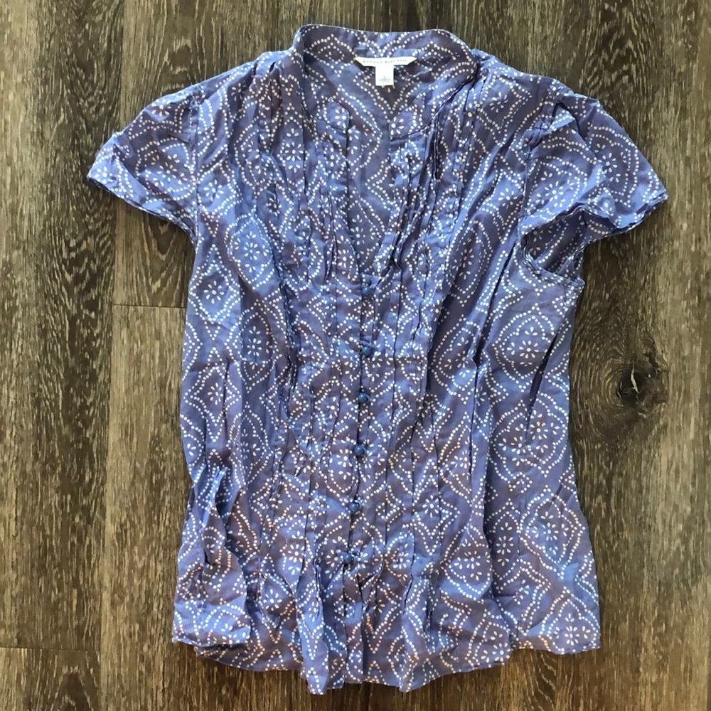 Banana Republic Cap Sleeve Blouse | Size Large